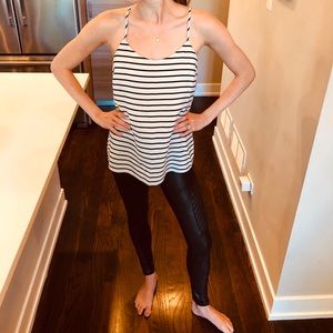 Silky Striped Tank Top